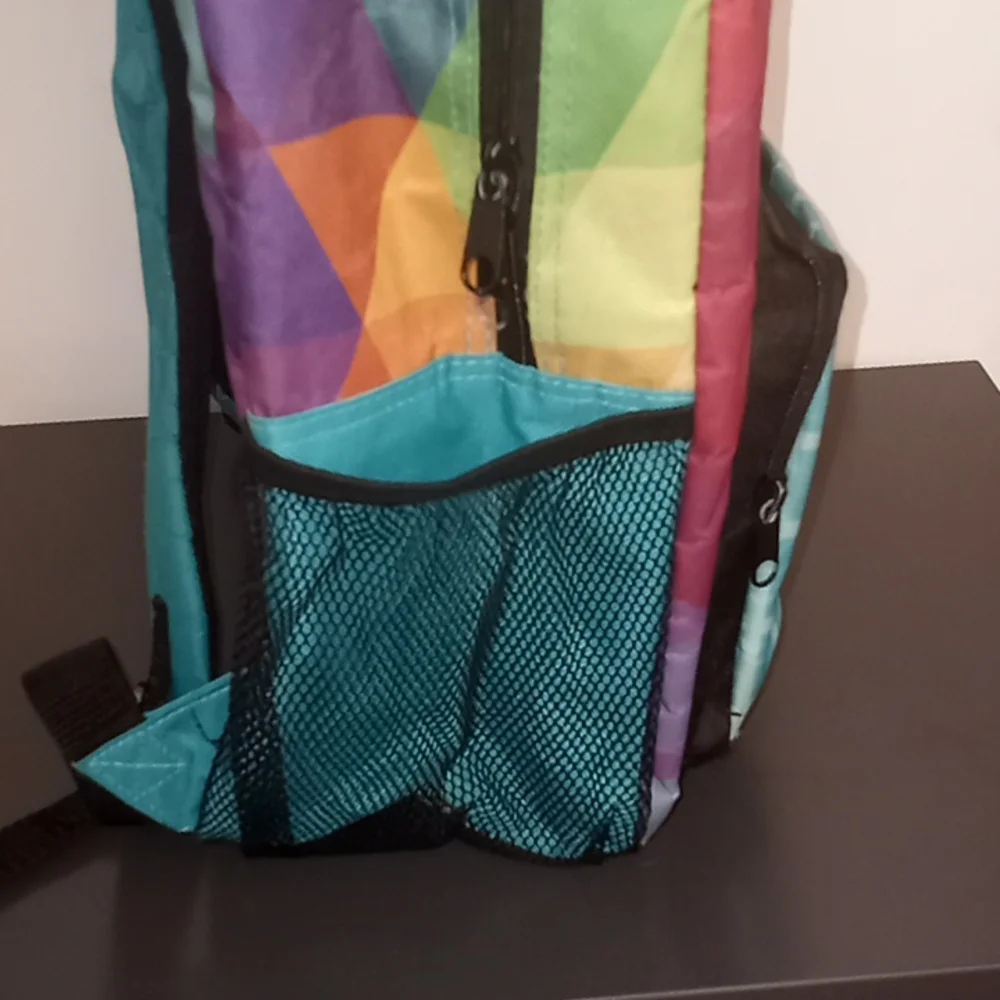 Kelidiscope Multi Color Backpack and Lunch Bag Combo